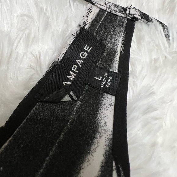 Rampage thin strap sheer top SZ large L oversized - Picture 3 of 5